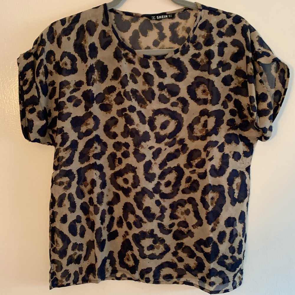 Cheetah blouse